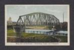 Halsteren Brug over Eendracht Verbinding Tholen met Brabant., Verzamelen, Ansichtkaarten | Nederland, Ophalen of Verzenden, 1920 tot 1940
