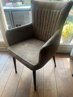 4x Eetkamer stoelen in kleur Taupe, Huis en Inrichting, Stoelen, Ophalen of Verzenden, Zo goed als nieuw, Overige kleuren, Vier