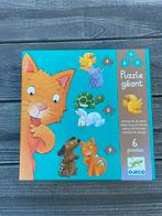 Grote Djeco puzzel voor 2+ van 4, 6 en 9 stukjes, Ophalen of Verzenden, 10 tot 50 stukjes, Zo goed als nieuw, 2 tot 4 jaar