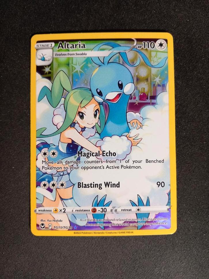 Altaria TG11/TG30 Silver Tempest Trainer Gallery Good, Hobby en Vrije tijd, Verzamelkaartspellen | Pokémon, Zo goed als nieuw