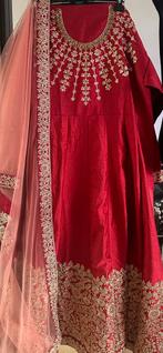 anarkali rood/roze sjaal, Nieuw, Maat 46/48 (XL) of groter, Overige typen, Verzenden