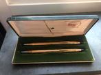 Cross balpen en vulpotlood in doosje - 1/20 10KT ROLLED GOLD, Verzamelen, Pennenverzamelingen, Gebruikt, Cross, Overige typen
