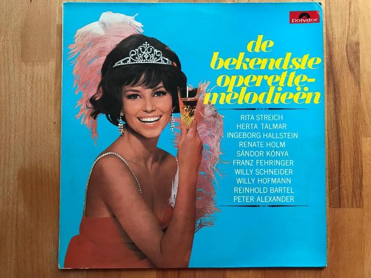 LP De bekendste operette melodieen, Cd's en Dvd's, Vinyl | Klassiek, Gebruikt, Opera of Operette, 12 inch, Ophalen of Verzenden