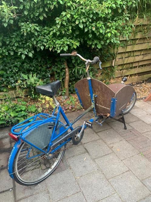Bakfiets fietsfabriek, Fietsen en Brommers, Fietsen | Bakfietsen, Gebruikt, Fietsfabriek, 2 kinderen, Ophalen