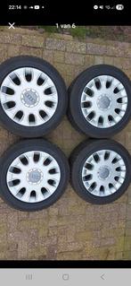 Originele Audi A8 velgen + winterbanden 5x112 winterset, Ophalen, Gebruikt, Banden en Velgen, 17 inch