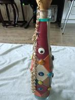 Fles hippie achtige buitenkant, Ophalen of Verzenden