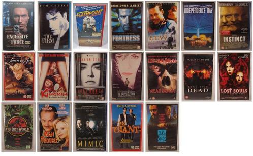 Videobanden Ex-Rental (2), Cd's en Dvd's, VHS | Film, Gebruikt, Actie en Avontuur, Vanaf 16 jaar, Verzenden