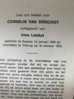 van Oirschot 1925 Hoeven 1973 Tilburg, Ophalen of Verzenden