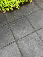 Zwarte tegels 40x40cm (15,5m2), Ophalen, Gebruikt, 10 m² of meer, Beton