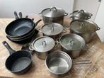 Grote Pannenset: Sola, Ikea, Tomado, Vita Verde, Huis en Inrichting, Keuken | Potten en Pannen, Ophalen, Gebruikt, Rvs, Pannenset