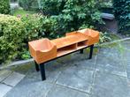 Platenspeler Dressoir - Handgemaakt, Ophalen, Met plank(en), 100 tot 150 cm, Zo goed als nieuw