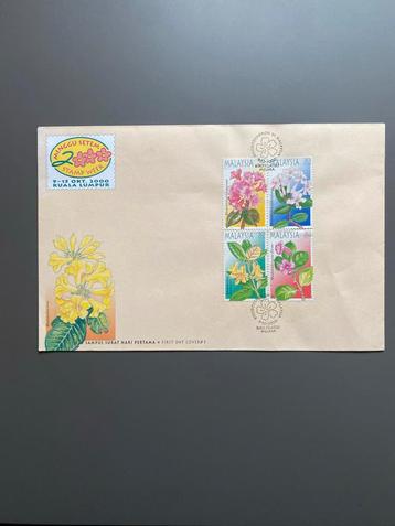 FDC Maleisië 2000 - Bloemen beschikbaar voor biedingen