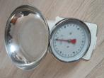 Metalen retro weegschaal, Witgoed en Apparatuur, Weegschalen, Ophalen, Gebruikt, Keukenweegschaal, Minder dan 10 kg