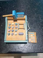 Houten Speelgoed Set - Kassa, Klok, Taart, Ophalen, Zo goed als nieuw, Jongen of Meisje