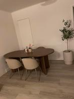 JAPANDI ovaal ovale eettafel walnoot bruin, Huis en Inrichting, Tafels | Eettafels, Ophalen, Ovaal, 200 cm of meer, 50 tot 100 cm