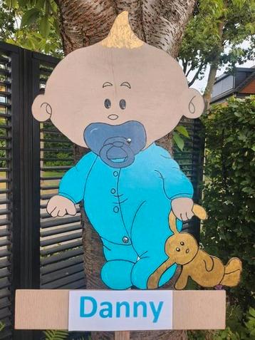 Leuk geboortebord huren beschikbaar voor biedingen