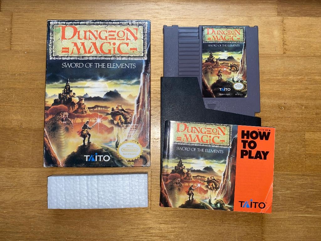 Dungeon magic nes usa, Avontuur en Actie, 1 speler, Ophalen of Verzenden, Zo goed als nieuw