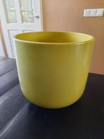 Groene bloempot Scheurich, Tuin en Terras, Bloempotten, Rond, Ophalen of Verzenden, Zo goed als nieuw, Minder dan 25 cm