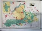 landkaart, Boeken, Atlassen en Landkaarten, Nederland, Gelezen, 1800 tot 2000, Landkaart