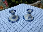 Set van 2 spode Italian kleine kandelaren, Antiek en Kunst, Ophalen of Verzenden, Koper of Brons