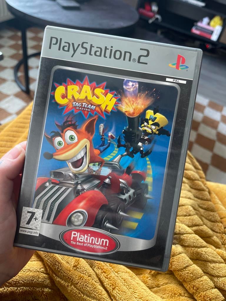 Crash Tag Team Racing - PS2 Raceplezier!, Spelcomputers en Games, Games | Sony PlayStation 2, Gebruikt, 1 speler, Racen en Vliegen
