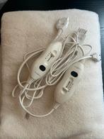 Nedis double electric blanket - elektrische deken 2 persoons, Ophalen, Wit, Overige typen, Nieuw