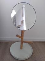 Make-up spiegel op keramieken voet, Huis en Inrichting, Woonaccessoires | Spiegels, Minder dan 100 cm, Minder dan 50 cm, Rond