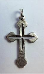 Mooi zilveren kruisje hangertje (7937-15), Sieraden, Tassen en Uiterlijk, Kettinghangers, Ophalen, Zo goed als nieuw, Kruis of Symbool