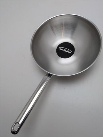 Demeyere Apollo wokpan 26cm nieuw, kleine krasjes onderkant beschikbaar voor biedingen