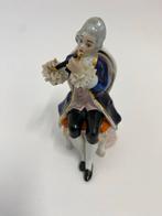 Dresden Porseleinen Beeldje Muzikant, Ophalen of Verzenden