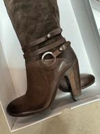 Laarzen lerfere/suede, Hoge laarzen, Bruin, Nieuw, Ophalen of Verzenden
