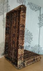 3 rieten wand consoles metaal verstekt, Huis en Inrichting, Ophalen of Verzenden, Zo goed als nieuw