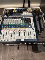 Geluidsinstallatie, Muziek en Instrumenten, Mengpanelen, Ophalen of Verzenden, Gebruikt, 10 tot 20 kanalen, Microfooningang