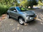 Nissan Juke 1.6 2011 Grijs Trekhaak Automaat, Euro 5, Stof, 1250 kg, Zwart