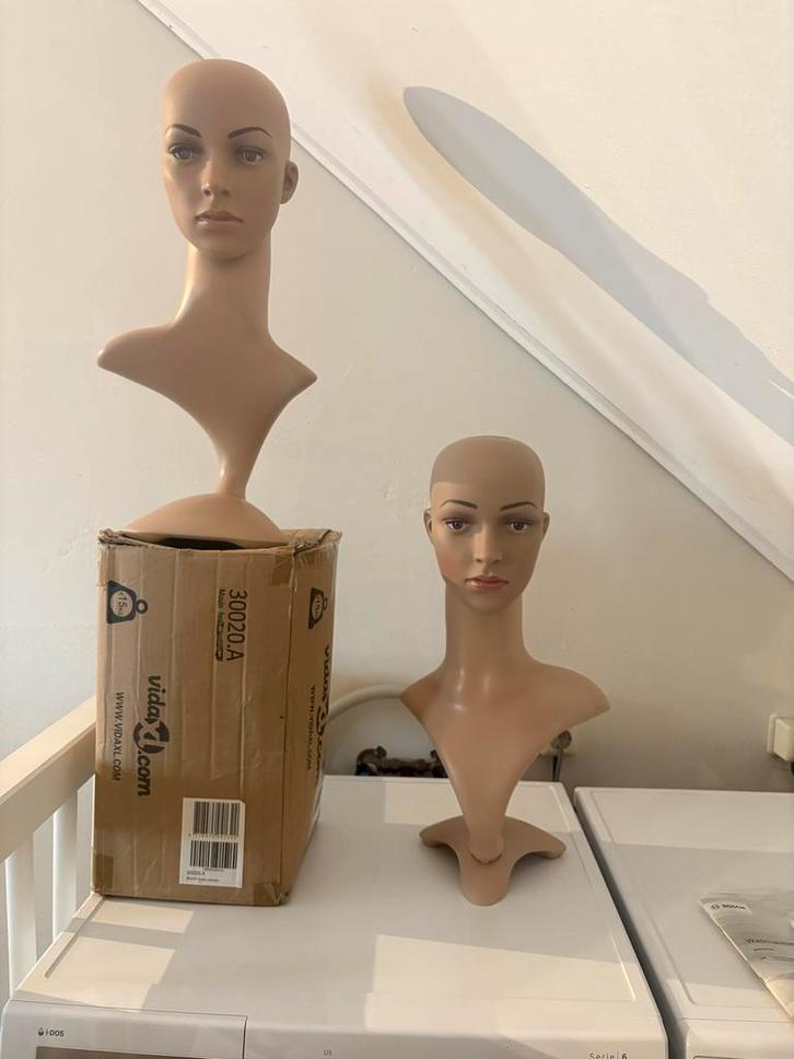 Mannequin Hoofd Vrouw - Etalagepop, Hobby en Vrije tijd, Naaien en Fournituren, Nieuw, Overige typen, Ophalen of Verzenden