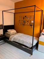 WOOOD hemelbed 1 persoons, Ophalen, Zo goed als nieuw, 180 cm of meer, 70 tot 85 cm
