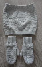 Grijze col en wanten h&m, Kinderen en Baby's, Kinderkleding | Mutsen, Sjaals en Handschoenen, Meisje, H&M, Ophalen of Verzenden