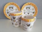 Blond Amsterdam Bijenkorf Bijen Servies | Honey | 2010, Ophalen of Verzenden, Zo goed als nieuw, Aardewerk, Blond Amsterdam