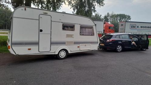 Hylander met stapelbed, Caravans en Kamperen, Caravans, Particulier, tot en met 4, 750 - 1000 kg, Treinzit, Overige merken, Dwarsbed