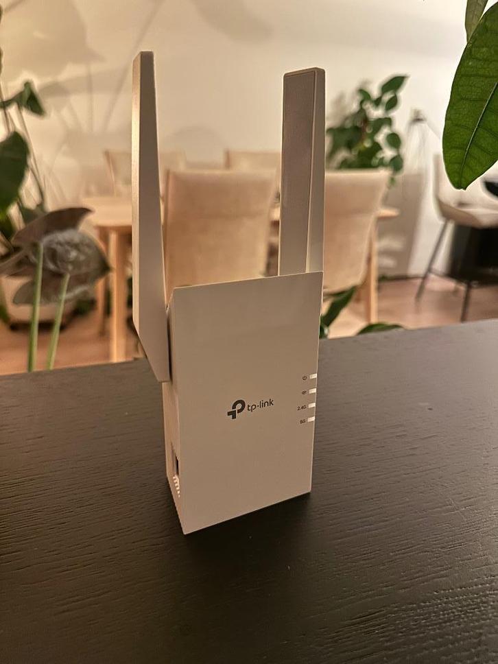 TP-Link WiFi Repeater (RE605X), WiFi AX1800, Computers en Software, WiFi-versterkers, Zo goed als nieuw, Ophalen