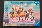 Spirit puzzel Ravensburger 100 stukjes 6+, Kinderen en Baby's, Speelgoed | Kinderpuzzels, Ophalen, Meer dan 50 stukjes, Gebruikt
