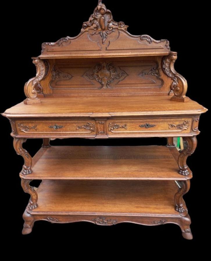 Luikse etagère/dessert kast, Antiek en Kunst, Antiek | Woonaccessoires, Ophalen