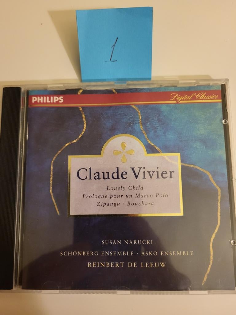 Claude Vivier - Lonely Child CD, Cd's en Dvd's, Cd's | Klassiek, Zo goed als nieuw, Vocaal, Modernisme tot heden, Ophalen of Verzenden