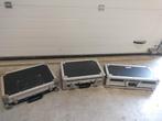 Flightcases - 3 stuks - Verschillende soorten, Ophalen of Verzenden, Gebruikt, Overige instrumenten, Flightcase