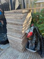 Terrastegels 50x50cm ongeveer 90 stuks, Ophalen, Gebruikt, 10 m² of meer, Beton