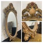 Vintage antieke Franse spiegel rococo rijkelijk versierd, Antiek en Kunst, Antiek | Spiegels, Minder dan 100 cm, Minder dan 50 cm