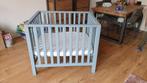 TWF Timo baby box grijsblauw. 100x80x85 cm, Kinderen en Baby's, Boxen, Gebruikt, Ophalen