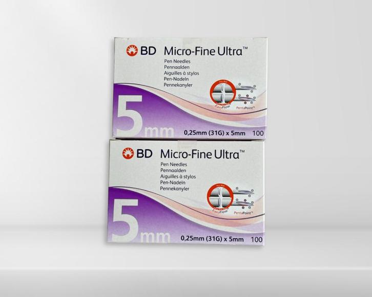 BD Micro-Fine Ultra – 5 mm (31 G) €12 per stuk., Diversen, Verpleegmiddelen, Nieuw, Ophalen of Verzenden