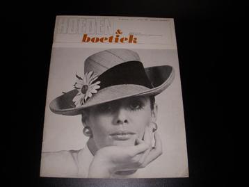 Super mooi mode tijdschrift ' Hoeden & boetiek uit 1969 beschikbaar voor biedingen