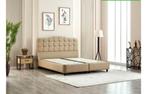 140200 opbergboxspring, Huis en Inrichting, Slaapkamer | Bedden, Ophalen, Wit, Tweepersoons, 140 cm